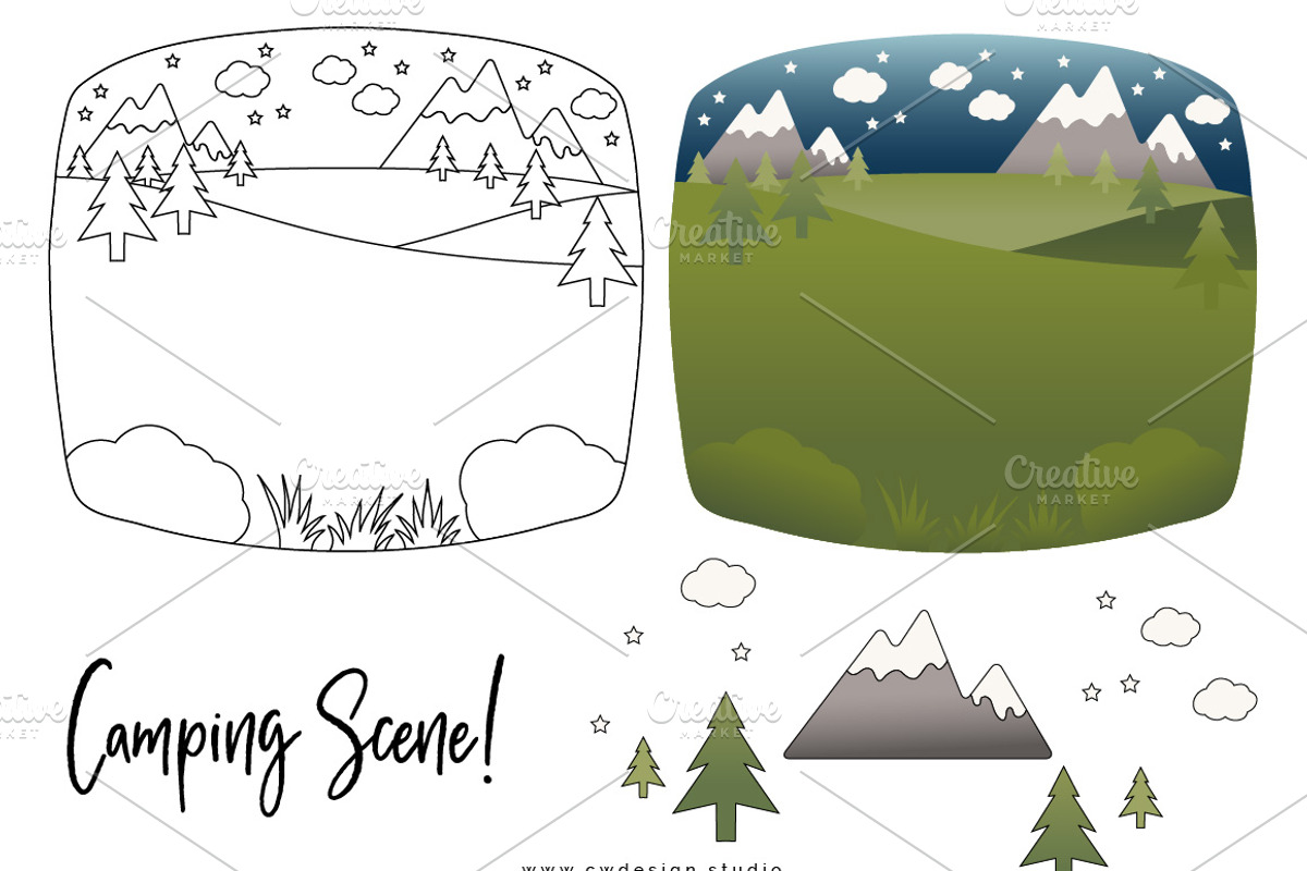 S'more Clip Art, an Illustration by Preyer Design (Photo 4 of 6)