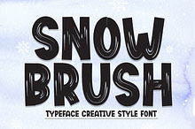 Snow Brush | Script Font