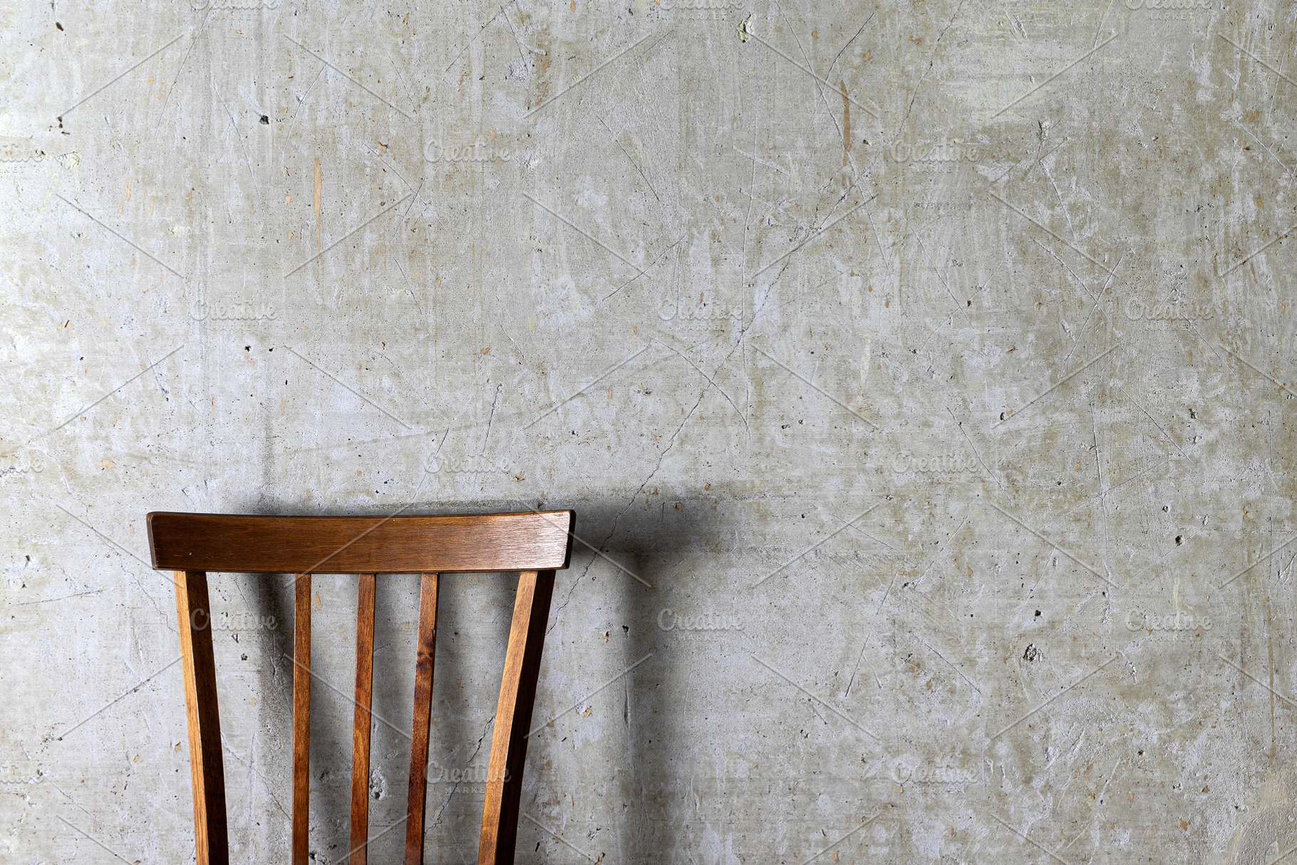 Minimalistic photo of a wooden chair, a Background Photo by Edalin's Store
