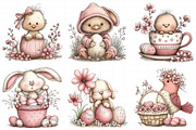 Whimsical Easter Animal Clipart, an Illustration by Daily.Designs (Thumbnail 8 of 8)