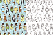 Gentlemen, a Pattern Graphic by merion_merion (Thumbnail 2 of 4)