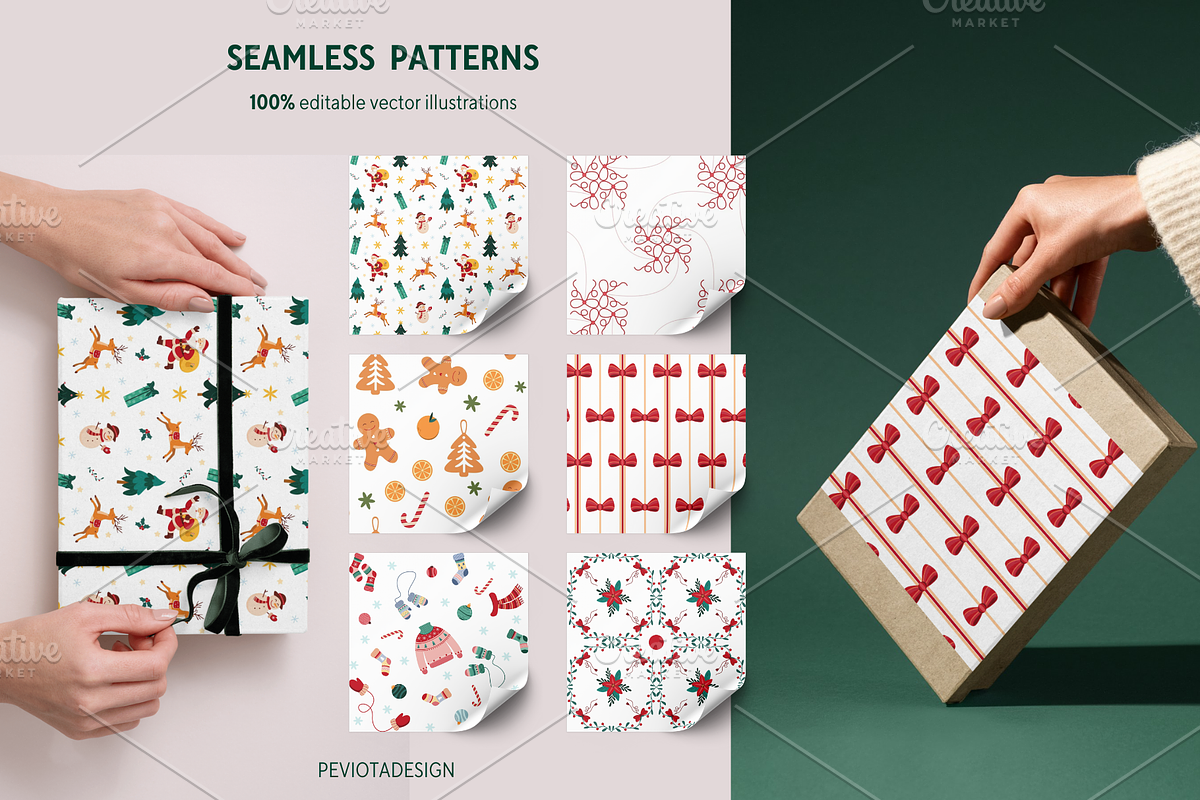 Christmas & New Year collection, a Seasonal Illustration by Peviotadesign (Photo 7 of 13)