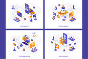 Isometric Concept Illustration Kit, a Templates & Theme by alexdndz (Thumbnail 23 of 26)