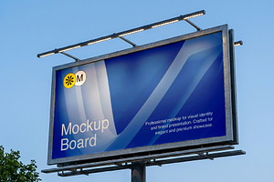 billboard Outdoor Environment Mockup