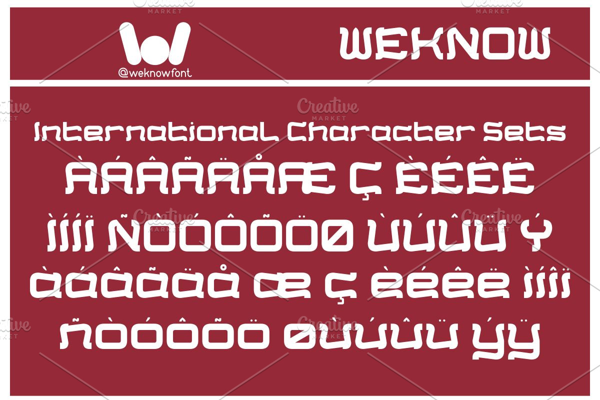 WHO'S NEXT font, a Font by weknow (Photo 8 of 8)