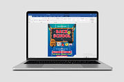 Back to School Party Flyer, a Flyer Template by Ultimate Template Shop (Thumbnail 6 of 6)