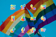 iOS 15 LGBT & Pride Icons for iPhone, an Icon by FerdiCildiz (Thumbnail 4 of 4)