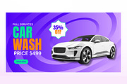 Car Washing Web Banner Ads Template, an UI Kit Template by CreativeShaper (Thumbnail 2 of 4)