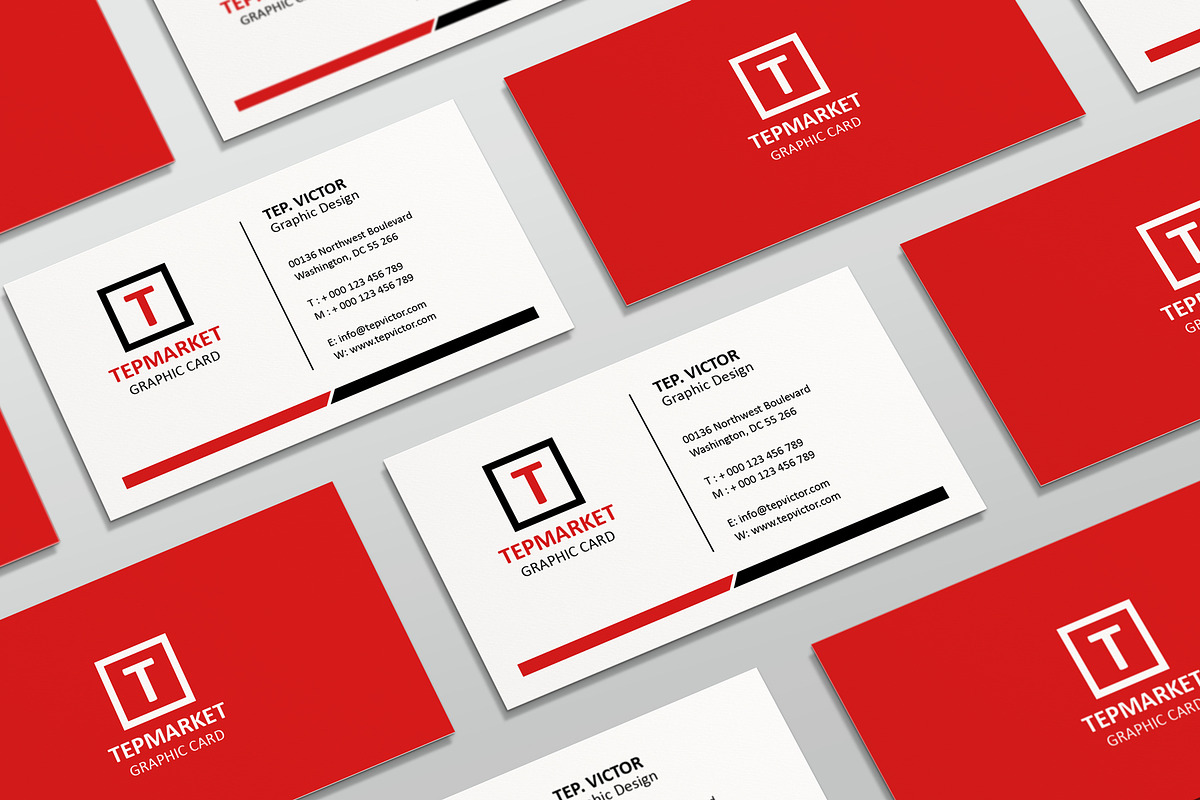 Business Card Mockup, a Business Card Template by resumetemplathttps://d3es (Photo 10 of 12)