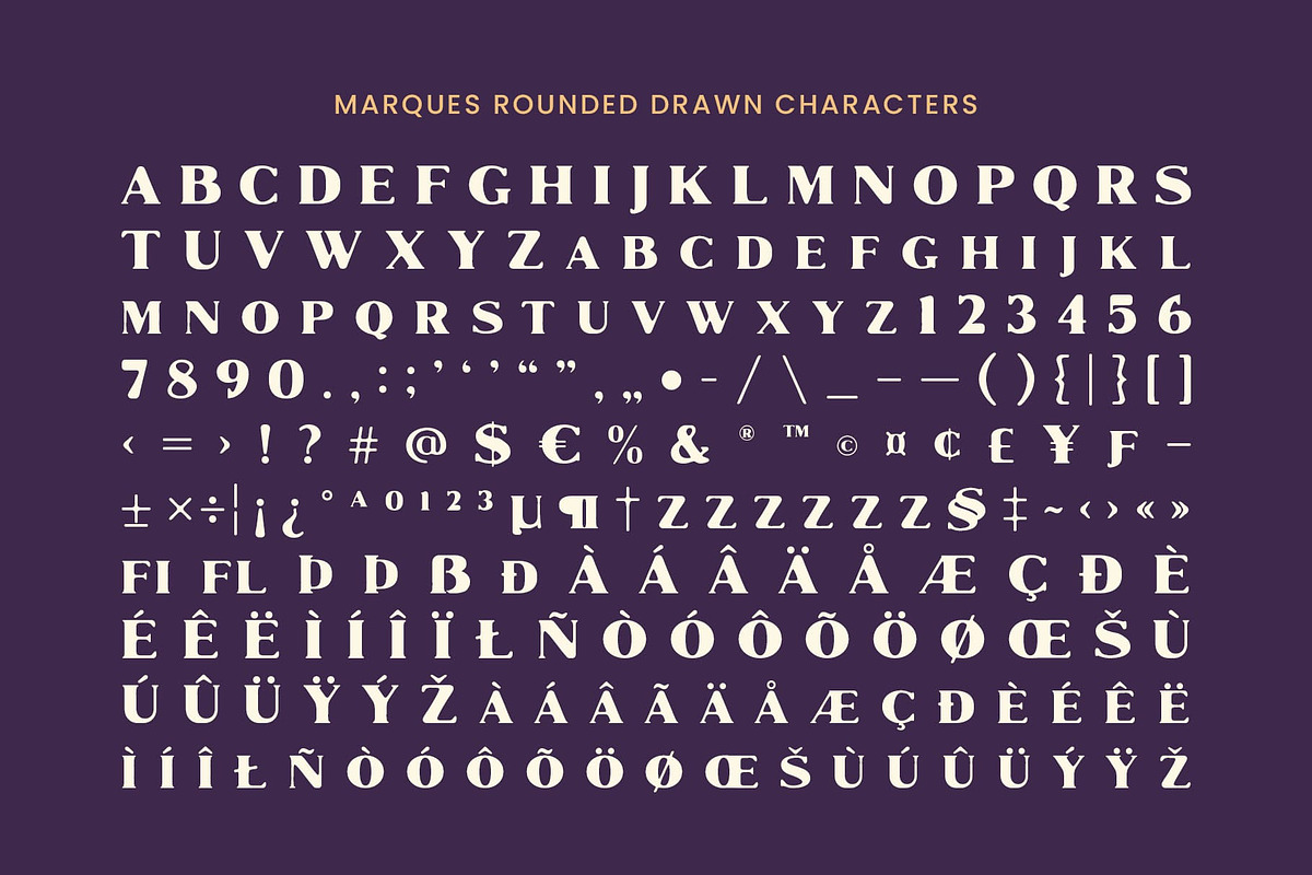 Marques Rounded Drawn, a Serif Font by Craft Supply Co. (Photo 8 of 8)