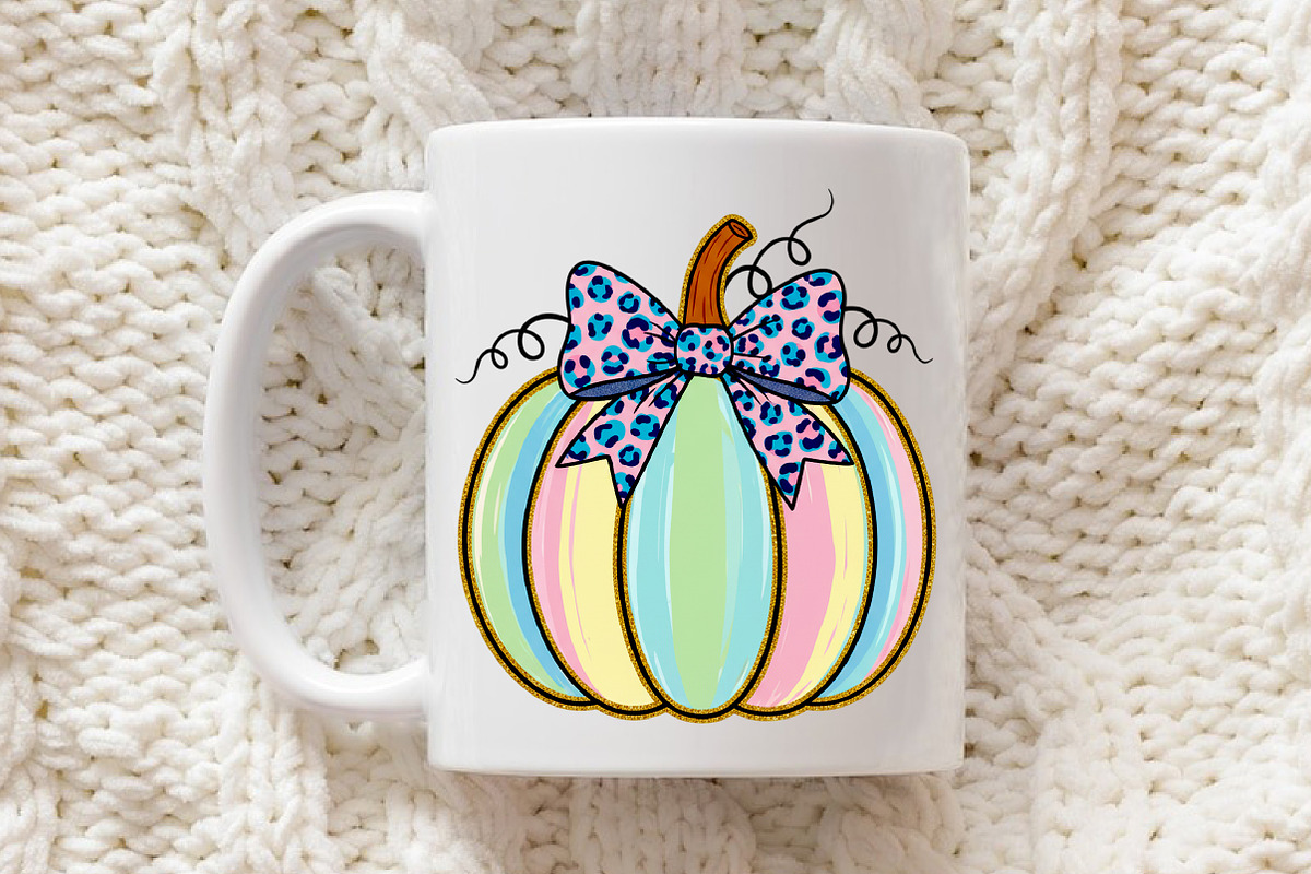 Brushstroke Coquette Pumpkin Fall PN, an Illustration by Libby Wishes (Photo 2 of 6)