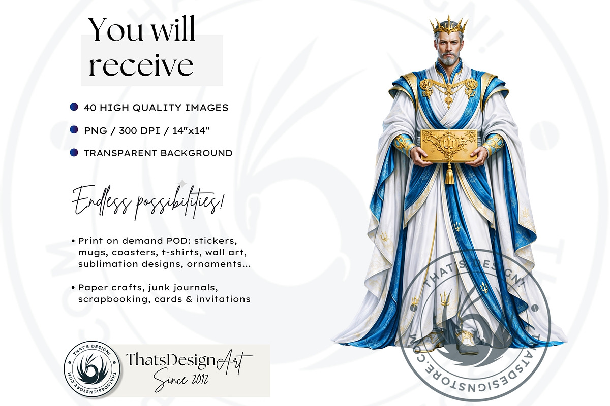 High Tide Empire Character Cliparts, a Person Illustration by ThatsDesignArt (Photo 2 of 10)