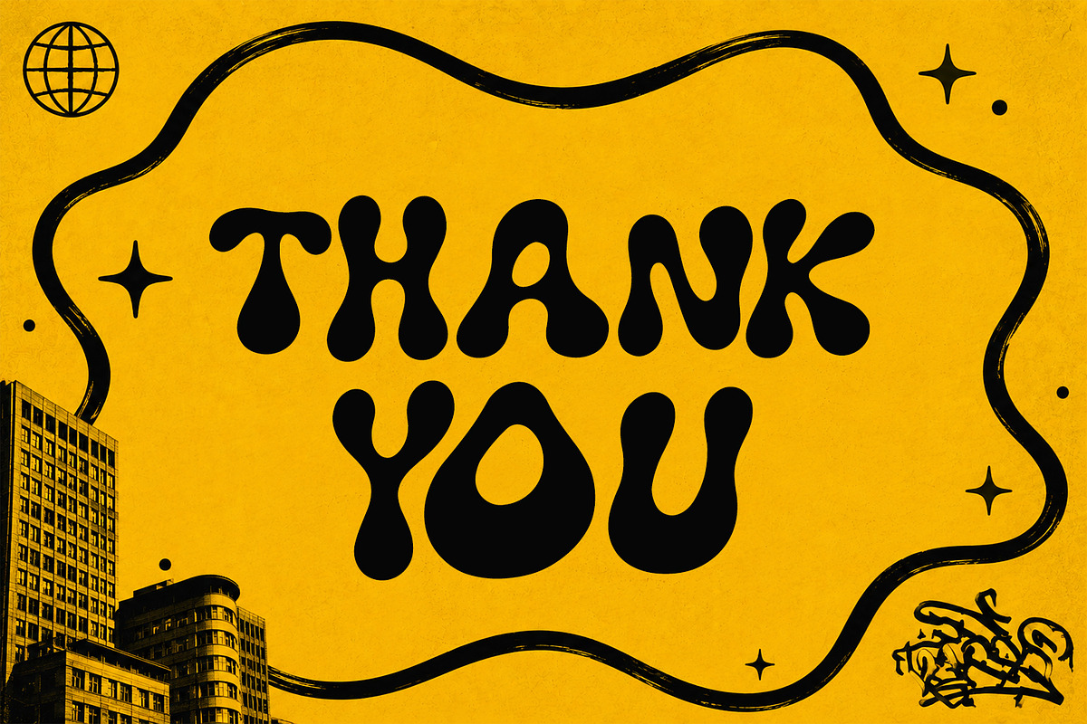 Grat Slovic – Groovy Streetwear Font, a Handwritten Font by Black Junst (Photo 7 of 7)