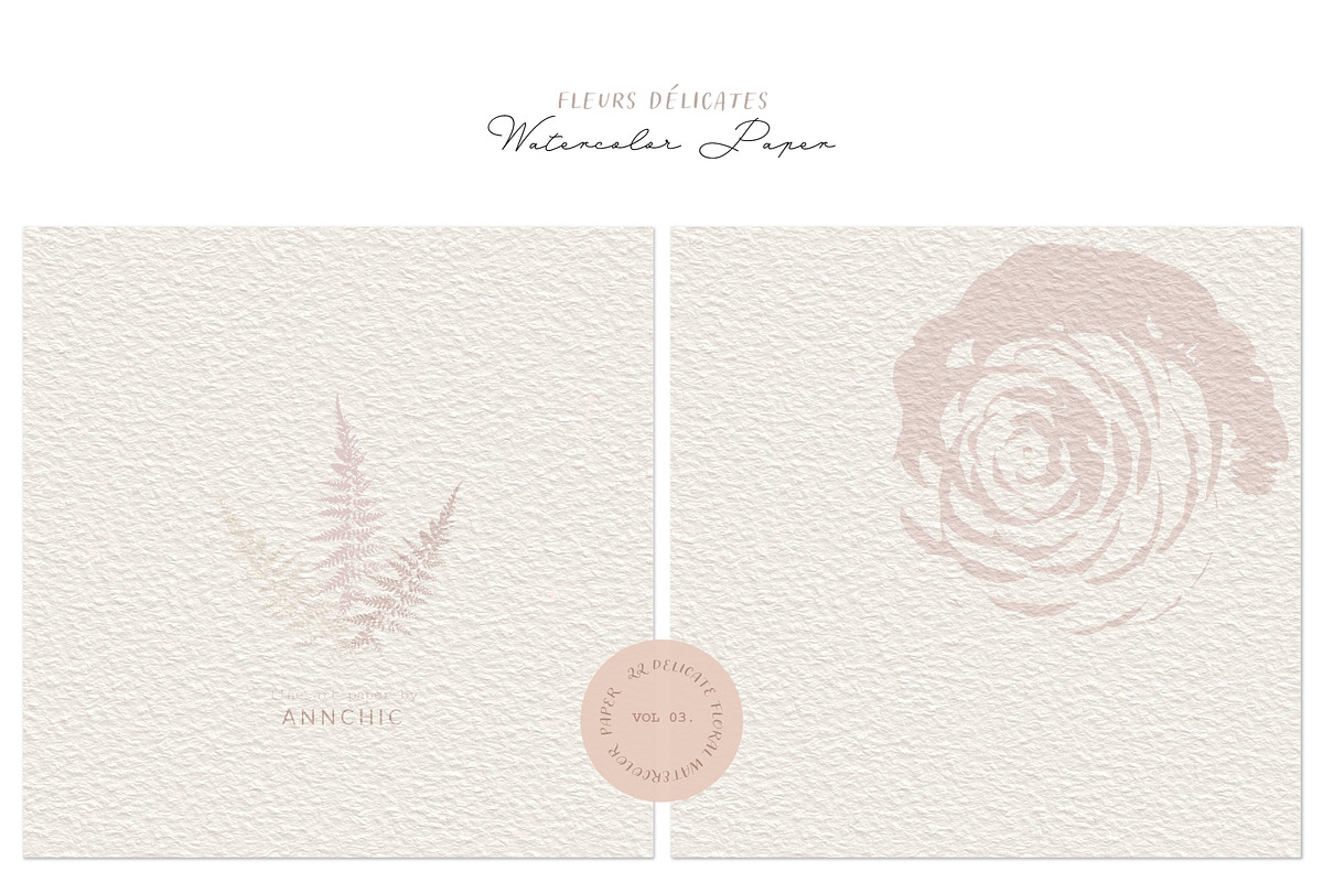 BUNDLE Floral watercolor paper, a Texture Illustration by Anna Sokol (Photo 44 of 71)