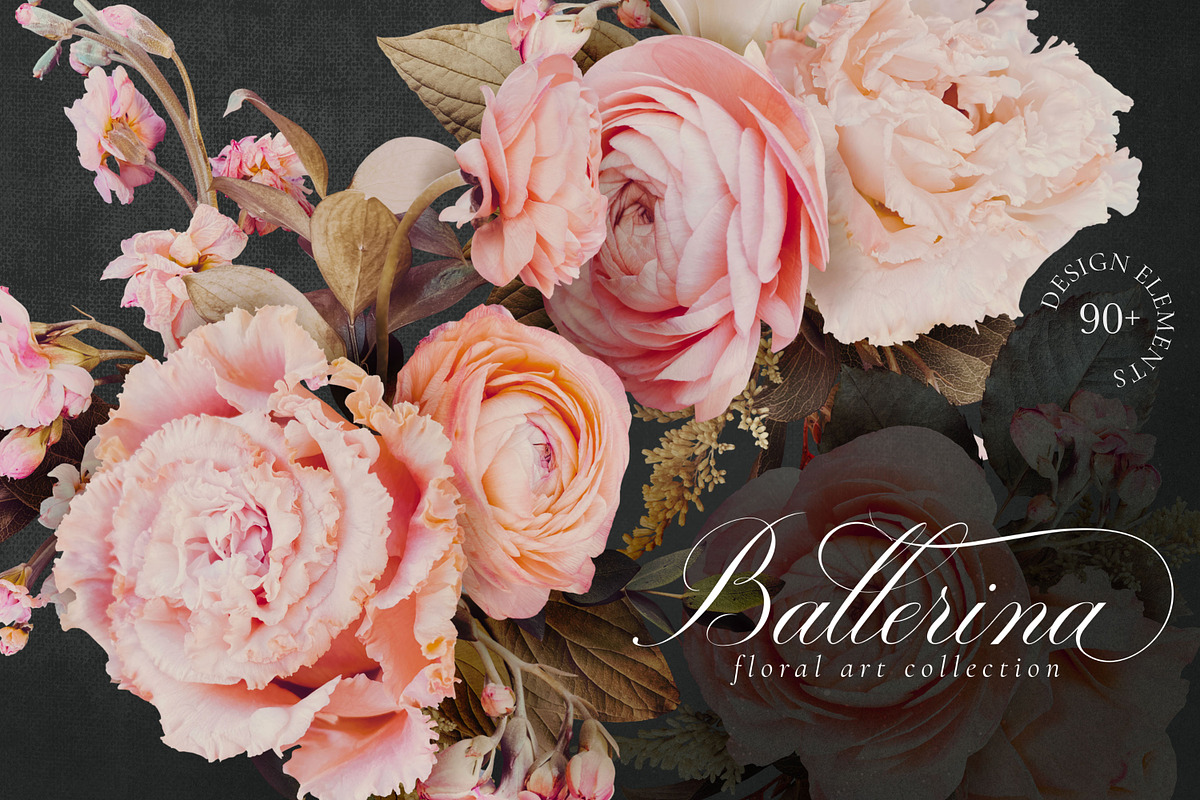 Ballerina Floral Art Collection, an Object Graphic by Eclectic Anthology (Photo 1 of 17)