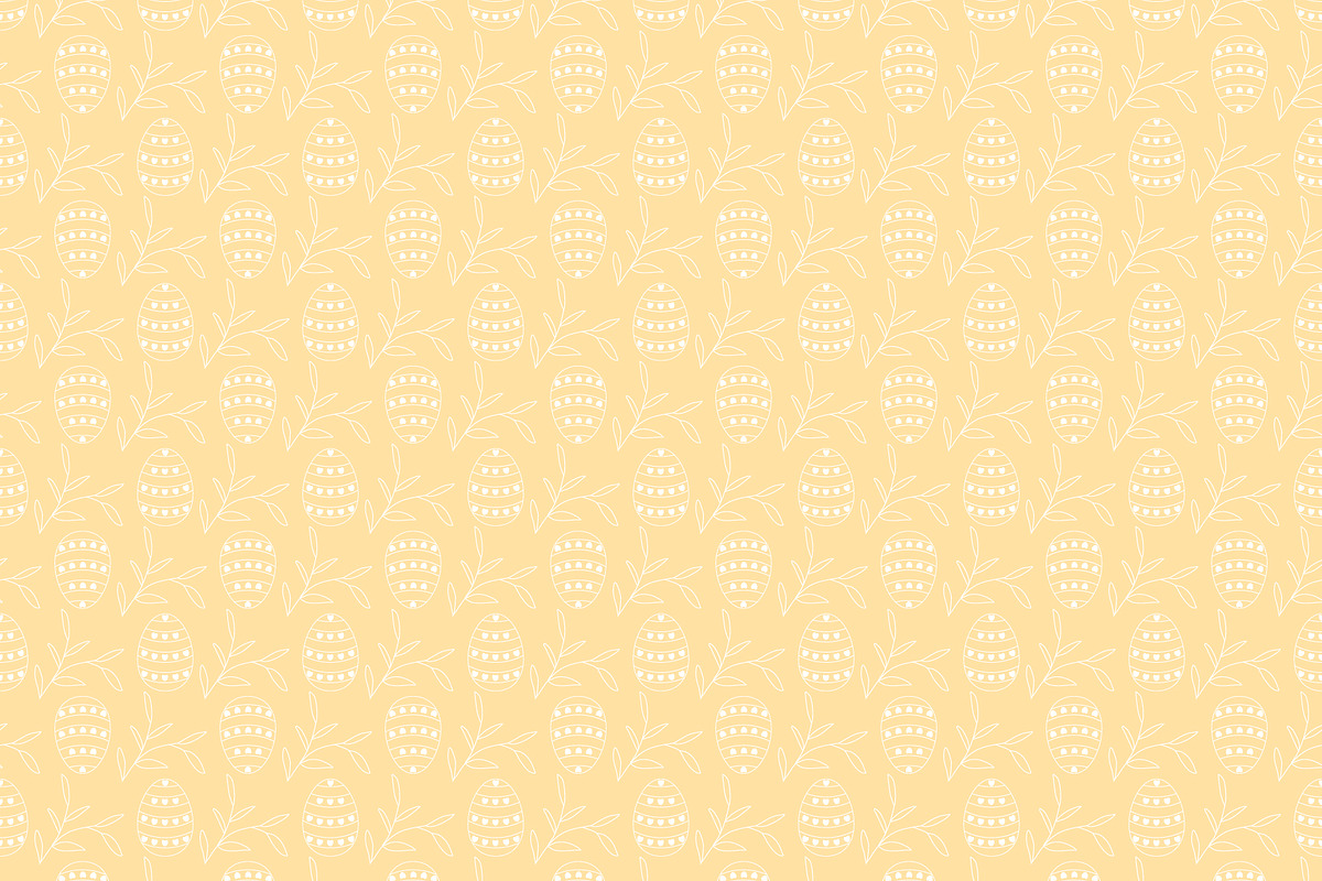 Set of pastel patterns Easter eggs, a Pattern Graphic by Tati_Kli (Photo 3 of 5)