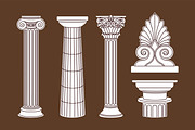 Greek antique architecture, columns, an Object Illustration by Good Studio (Thumbnail 5 of 5)