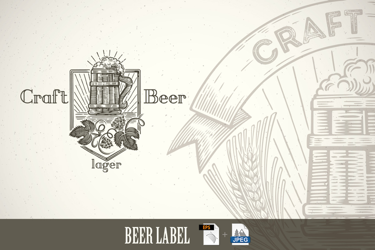 Beer label, a Food Illustration by Countryside life (Photo 3 of 10)