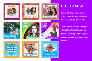 Instagram Video Photoshop Templates, a Social Media Template by Brandspark (Thumbnail 6 of 10)