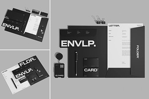 Corporate Stationery Branding Mockup, an Advertising Mockup by Brand Earth