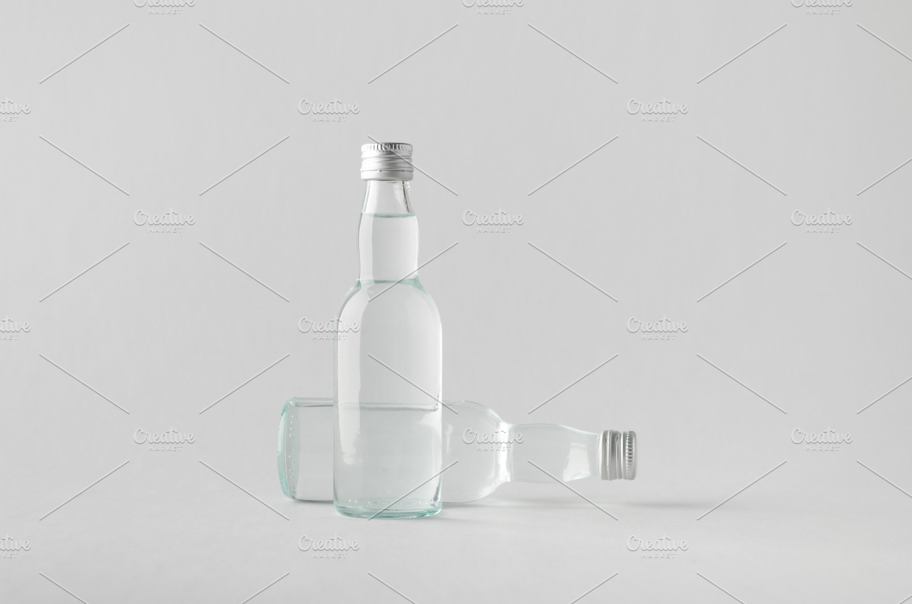 Miniature spirits liquor mockup JPEG, a Food & Drink Photo by Shablon