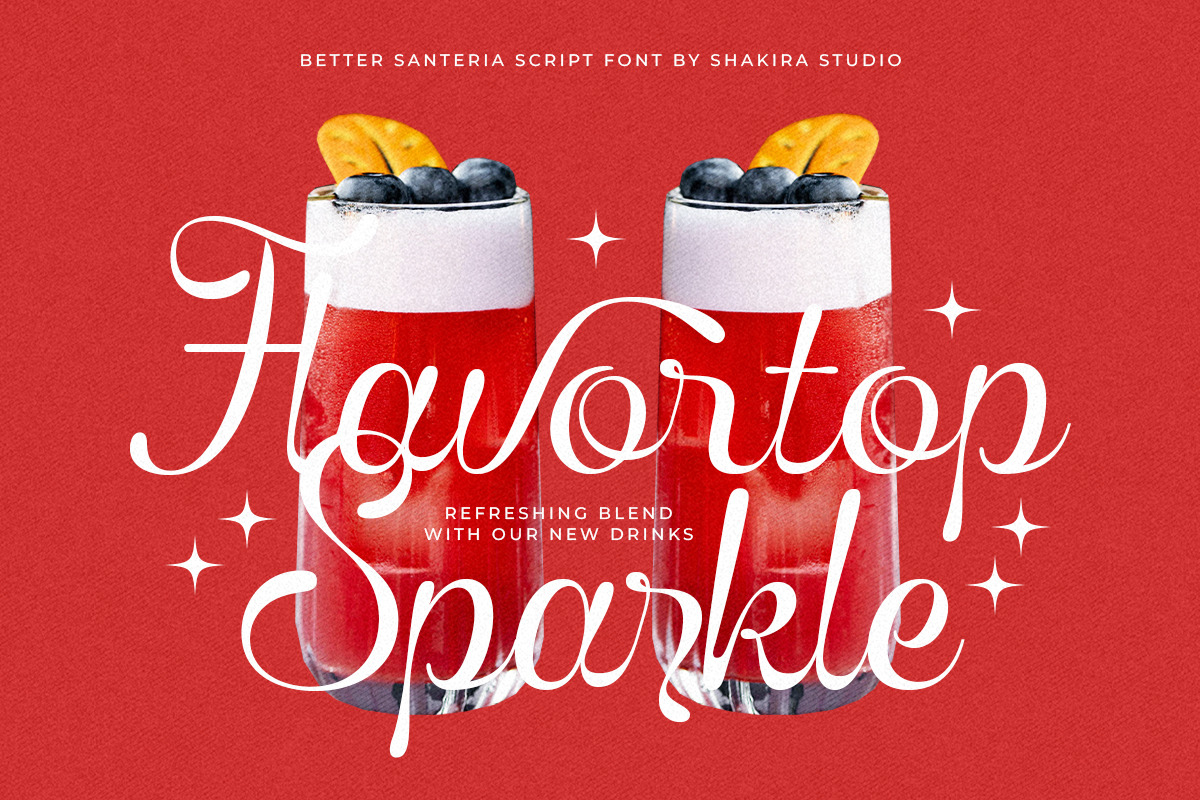 Better Santeria - Handwritten Script, a Script Font by Shakira Studio (Photo 7 of 10)