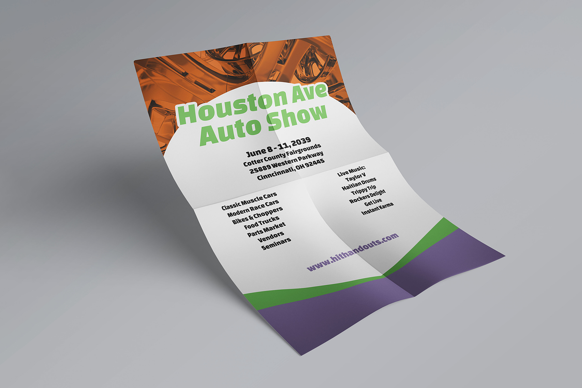Car Show Animated Handout Template, a Marketing Template by Hit Pictures (Photo 4 of 4)