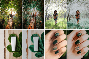 100. Moody Green Preset