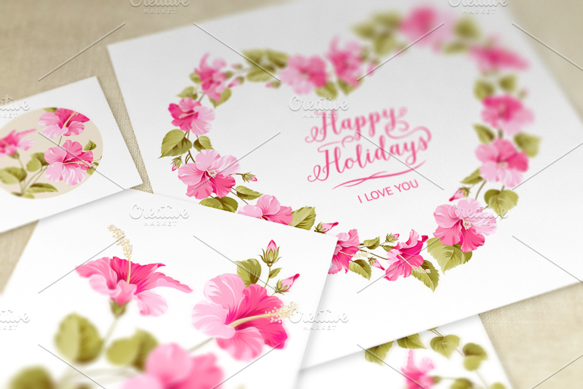 Wedding Invitation Cards Set., a Card Template by Kotkoa (Photo 1 of 3)