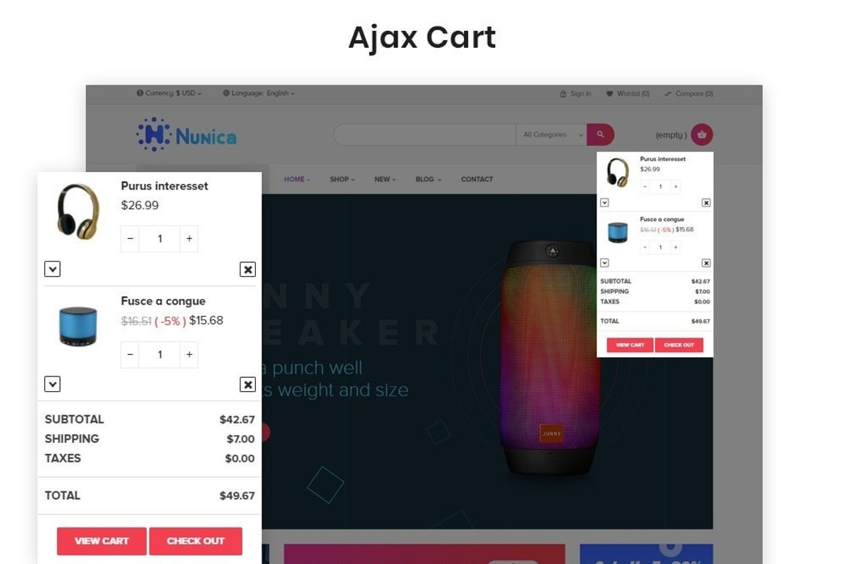 Leo Nunica Responsive Prestashop, a Bootstrap Template by LeoTheme (Photo 2 of 7)