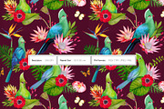 Exotic Wilderness, a Decorative Illustration by Dana Designs (Thumbnail 8 of 18)