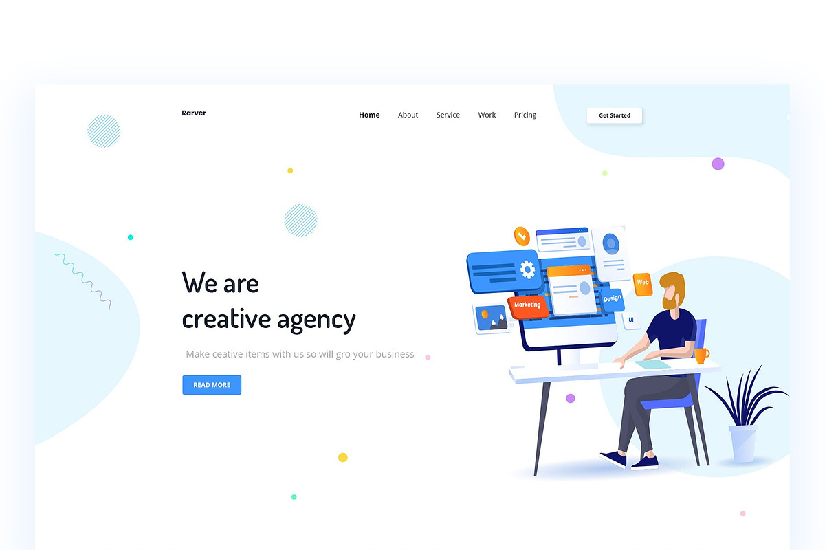 Header Concepts UI KIT, an UI Kit Template by ArtGalaxy | Creative Market