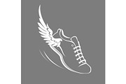 Sports shoes for running, an Outline Icon by RODINA (Thumbnail 1 of 3)