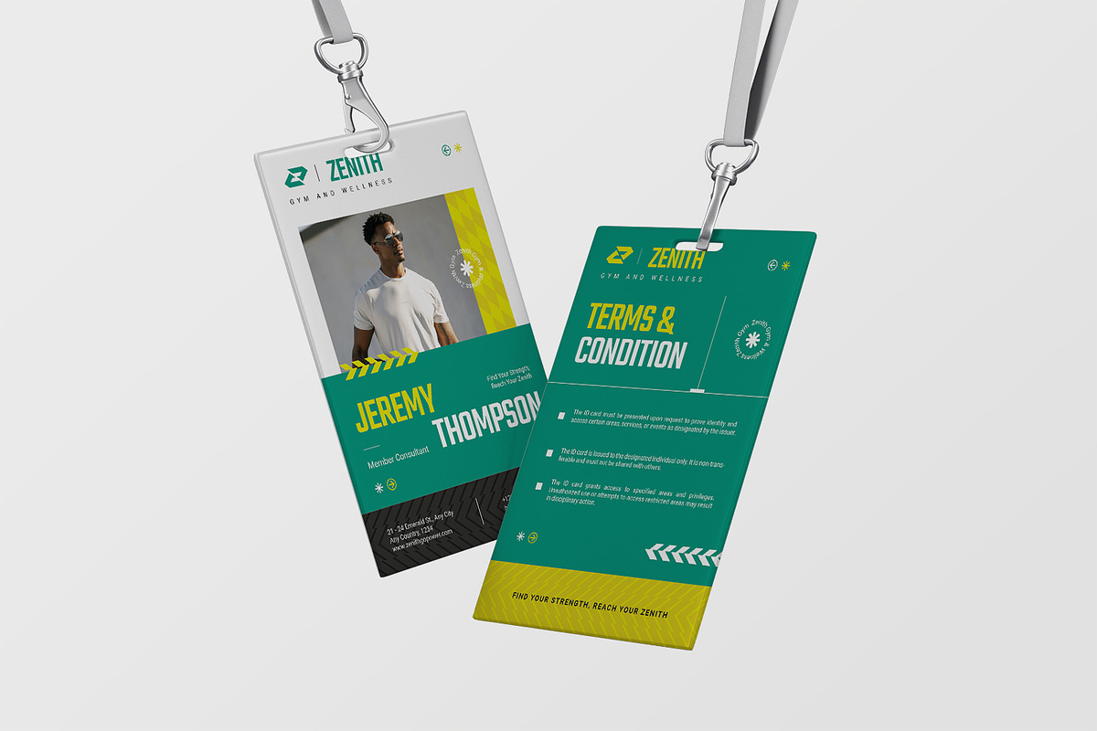 Zenith - ID Card, a Print Template by StreaksideStd (Photo 3 of 3)