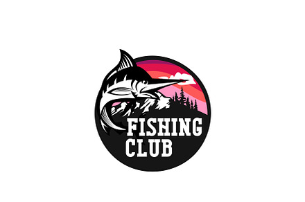 Fishing Club Logo Design preview 4