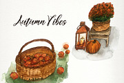 Autumn Vibes Clip Art Set, an Illustration by SandraGraphicDesign (Thumbnail 5 of 10)