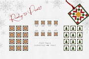 Christmas Quilt Illustrations, a Decorative Illustration by Maggie Stilwell Design (Thumbnail 6 of 9)