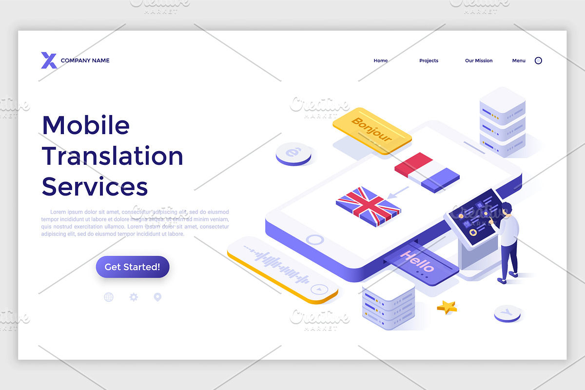Isometric Solutions Mini. Part 26, a Person Illustration by Andrew Kras Design (Photo 11 of 16)