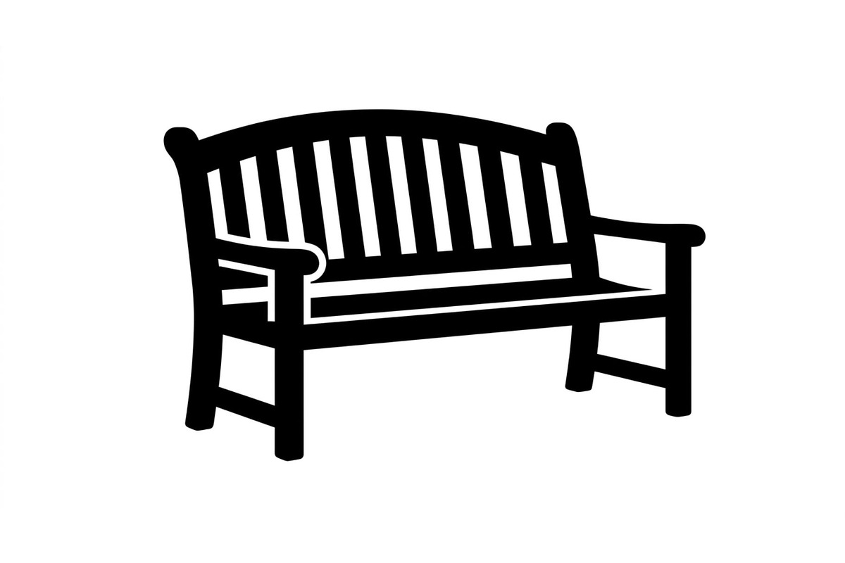 Classic Garden Bench Silhouettes, an Object Graphic by Designs_River (Photo 3 of 3)