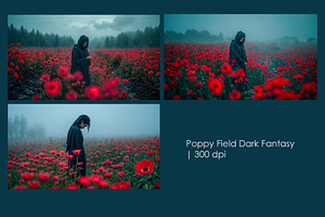 Poppy Field Dark Fantasy