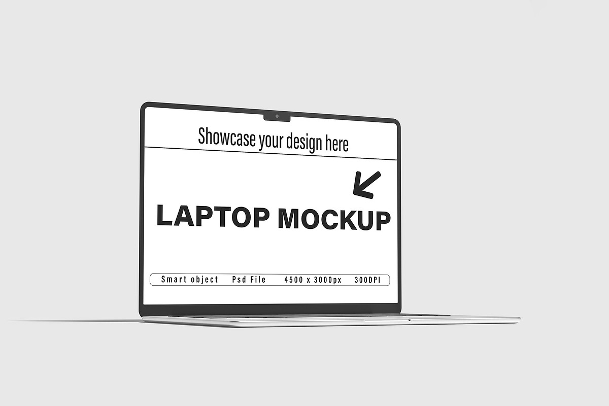 Isometric laptop mockup, a Mac Mockup by Graphicbars (Photo 4 of 20)