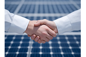 An office with a solar panel system, an Industrial Photo by ZinetroN
