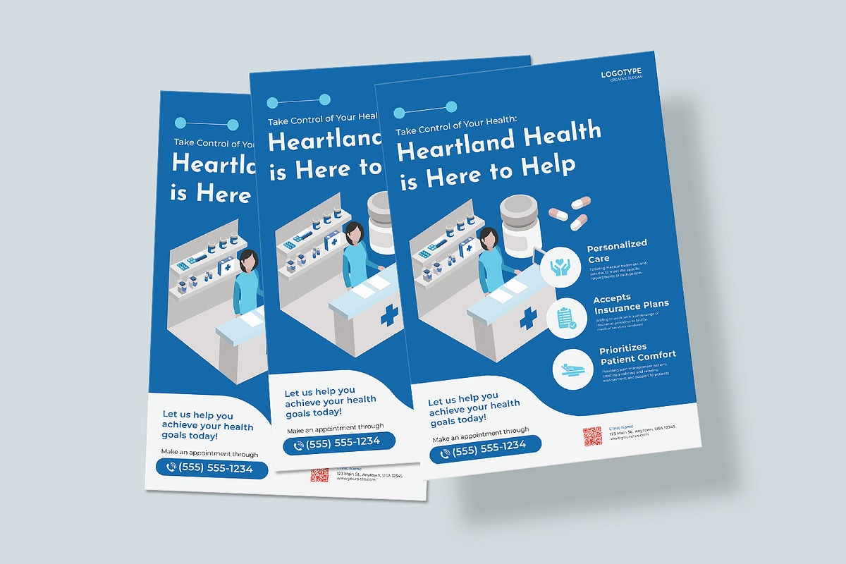Health Clinic - Poster A2, a Design Template by VUNIRA (Photo 3 of 3)