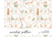 Woodland Animals Forest pattern, a Pattern Graphic by Milatoo (Thumbnail 1 of 3)