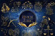 MYSTICAL ZODIAC, a Pattern Graphic by MSNTY STUDIOX (Thumbnail 2 of 28)