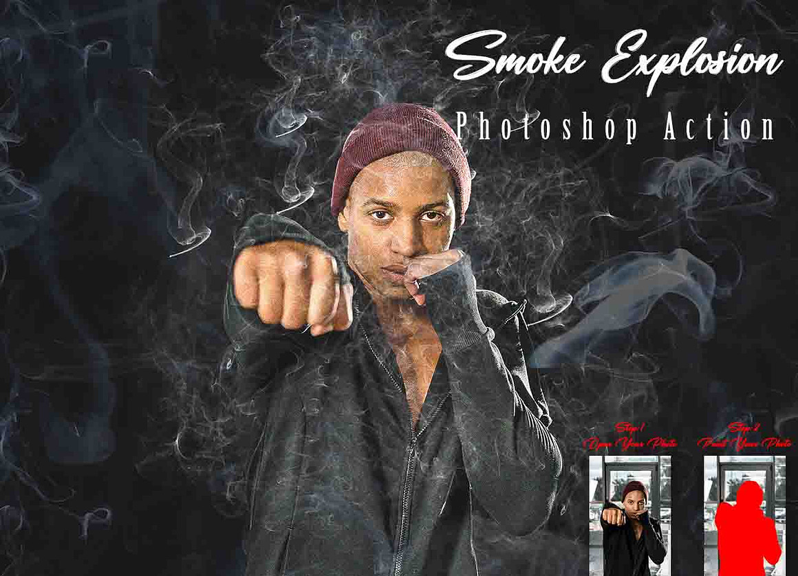 Smoke Photoshop Action Bundle, an Action Add-On by Studio Retouch (Photo 17 of 34)