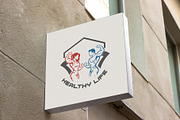 Custom Fitness & Gym Logo Design, a Branding & Logo Template by YUDesignStore (Thumbnail 7 of 8)