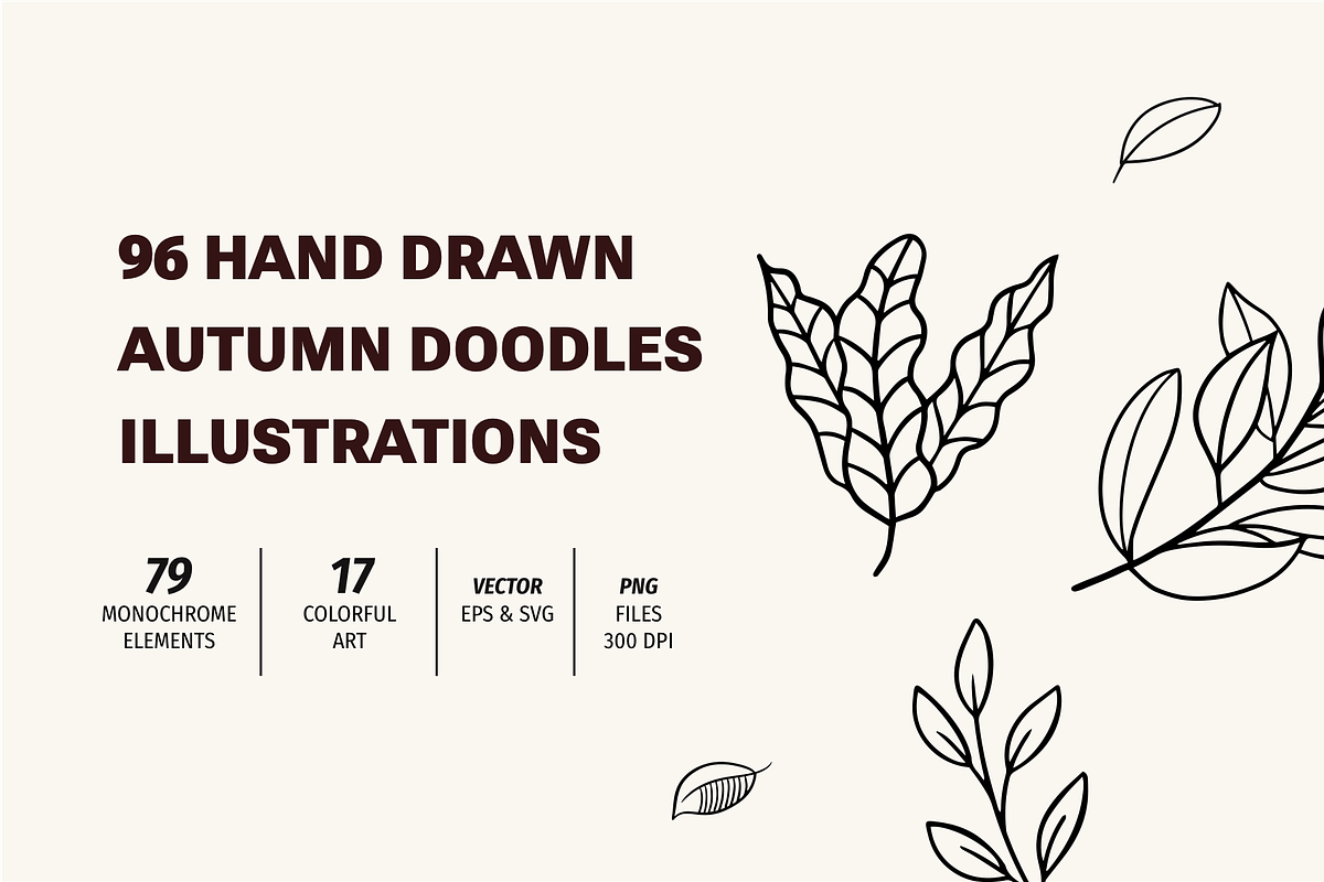 Autumn Doodles & Fall Clipart, a Seasonal Illustration by Oktyabr (Photo 5 of 5)