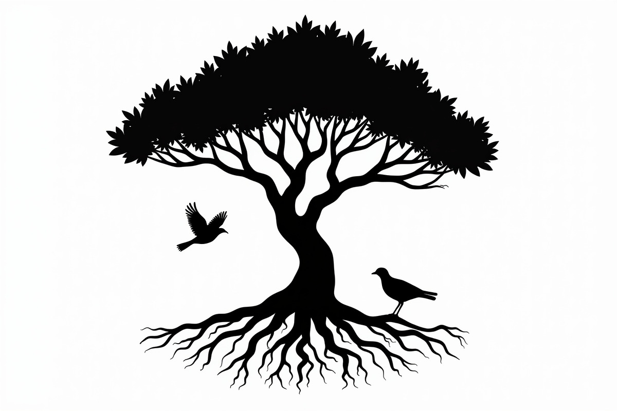 Tree and Birds Clipart Set of, an Illustration by musafir_fashion (Photo 4 of 9)