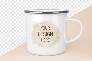 Camp Mug Video Mockup